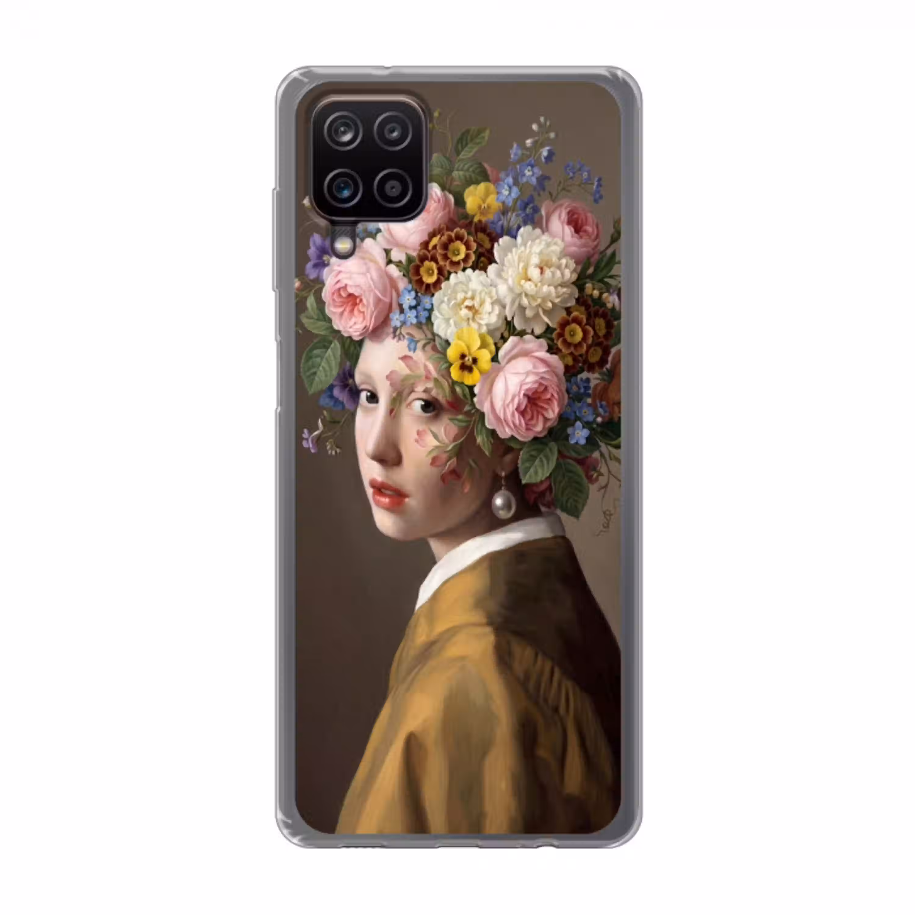 Meesterwerk -  Modern - Kleurrijk Telefoonhoesje Samsung Galaxy A12 klein -3d