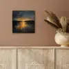 Gouden Reflectie op Water aluminium wit klein -sfeer4