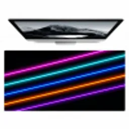Esthetiek - Retro - Neon Muismat XXL klein -zzz3d