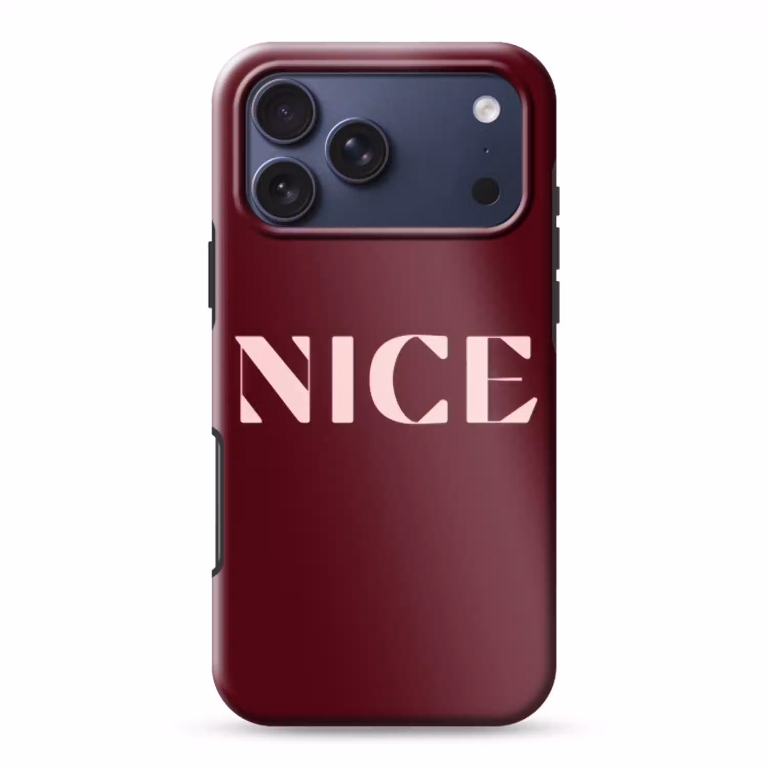 Nice - Bordeaux - Roze Toughcase MagSafe Apple iPhone 17 Pro Max klein -3d