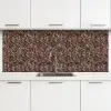 Graniet - Bruin - Structuur keuken achterwand 2 middel 871 -3d