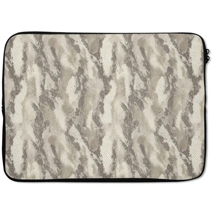 Slang - Patroon - Taupe laptophoes neopreen klein 279 -zkaufland3dotto