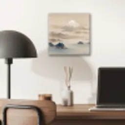 Japans - Landschap - Beige aluminium wit klein -sfeer5