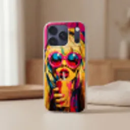 Zonnebril - Roze - Vrouw - Rietje Telefoonhoesje iPhone 17 Pro Max klein -sfeer2