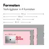 No rain no flowers - Minimalistisch - Roze - Bloem Muismat XXL klein -sfeer5