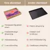 Zon - Heuvels - Paars - Abstract Dienblad Rechthoek middel -USP_VergelijkingNL