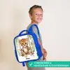 Levi luipaard Kinderrugzak - Blauw middel -sfeer3_NL