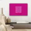Focus on the good - Roze - wit canvas 2cm klein -sfeer6