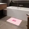 Bisou - Roze - Schaduw Badmat klein -sfeer3