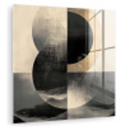 Cirkels - Schaduw - Abstract plexiglas 5mm klein -zzzproduct_nieuw