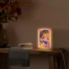 Zonnebril - Oranje - Vrouw - Planten Light Box met kabel (Tafellamp) klein -sfeer4