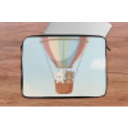 Luchtballon - Beren - Pastel laptophoes neopreen klein -tafel