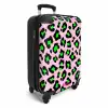 Neon pantermotief NBS - Handbagage koffer - Kinderen Unisex middel -productfoto_3d