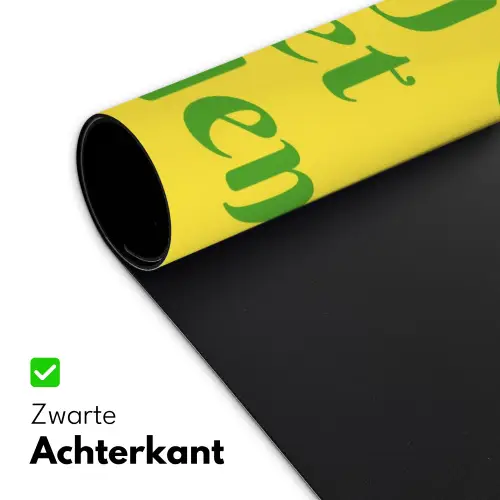 Mij niet bellen - Telefoon - Geel Muismat XXL klein -sfeer2