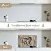 Hartvorm - Getekend - Beige - Zand keuken achterwand spatscherm klein -voor_na_NL