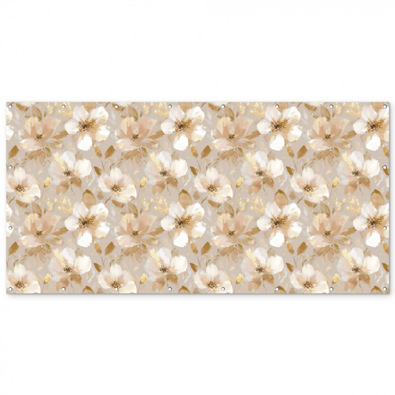 Bloemen - artistiek - Goud Balkonbeschermer Duitsland klein 596 -zz_3d