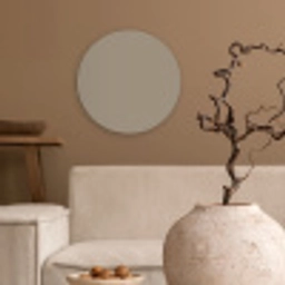 Interieur - Kleuren - Beige Wandcirkel kunststof plaat 5mm dik klein 188 -sfeer1