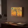 Abstract - Boom - Levensboom - Modern Light Box met batterij (Wandlamp) middel -sfeer1