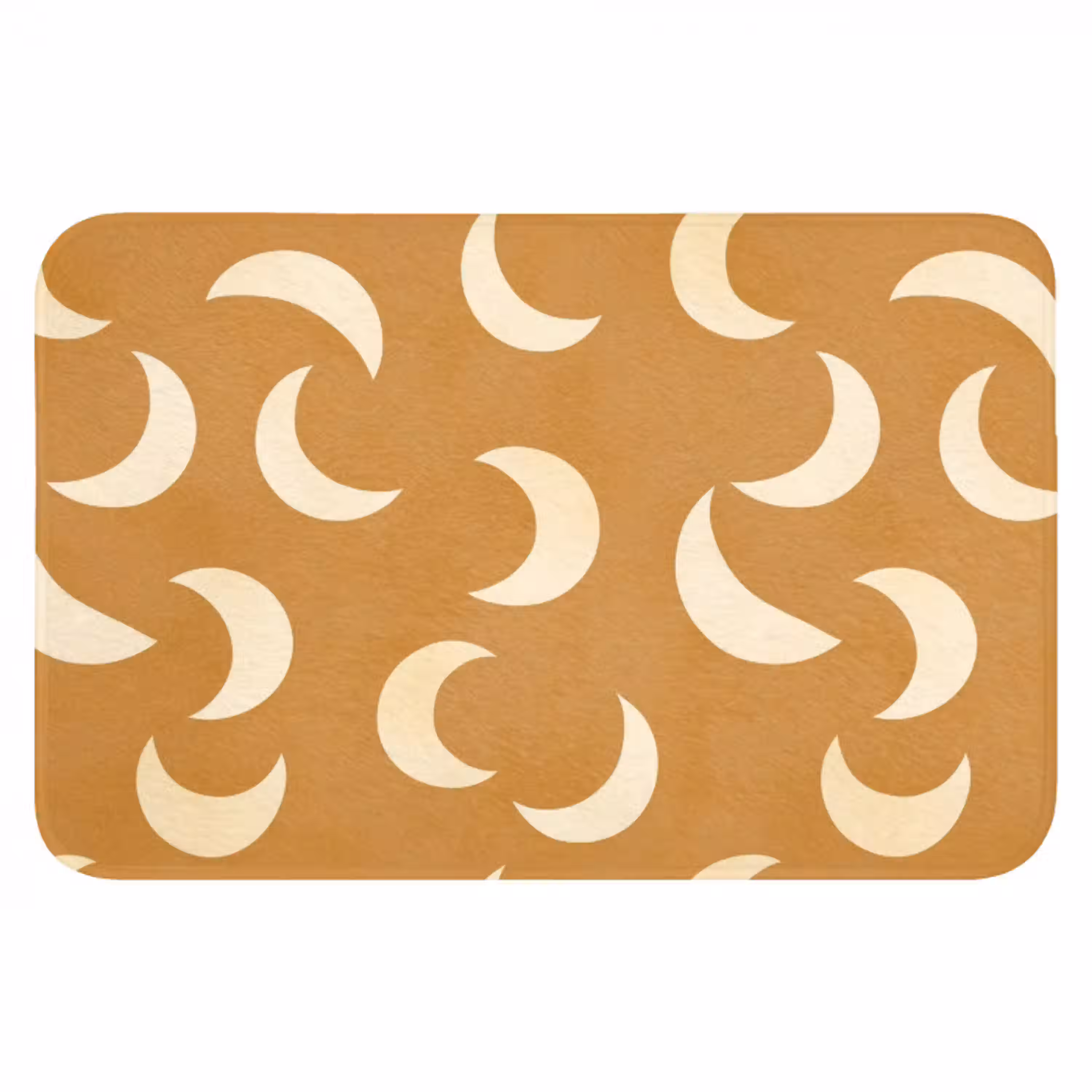 Manen - Patroon - Oker Badmat klein 997 -3d