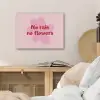 No rain no flowers - Bloem - Roze PET vilt klein -sfeer3