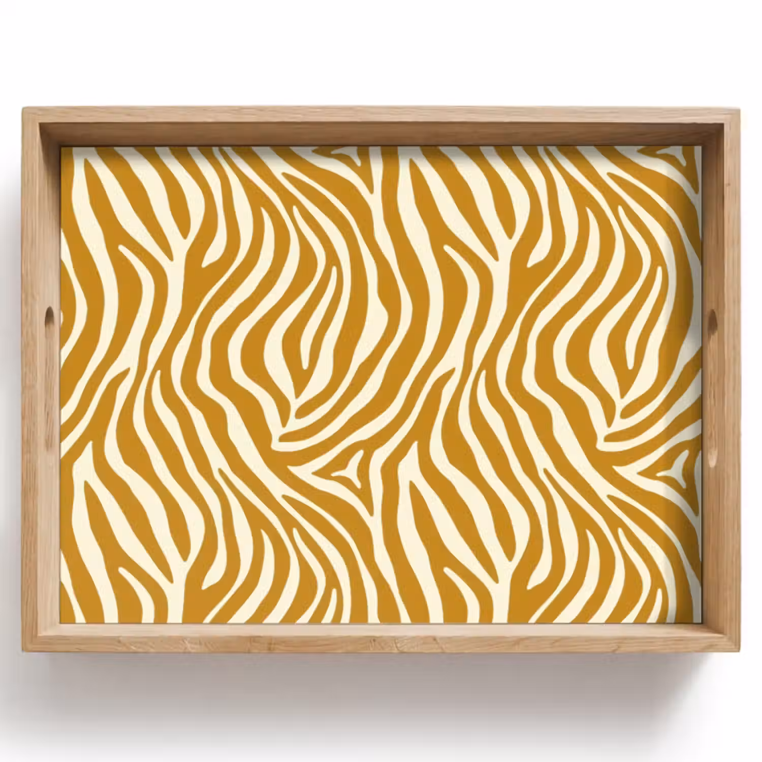 Dienblad - Zebra - Klassiek - Oker - Geel