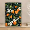 Sinaasappels - Bloesems - Bladeren - Tropisch canvas 2cm klein -sfeer1