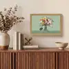 Bloemen - Vaas - Kaartje Light Box met kabel (Tafellamp) klein -sfeer2