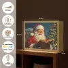 Kerstman - Kerst - Winter - Kerstboom Light Box met batterij (Wandlamp) middel -USP_websiteoverzichtNL