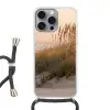 Duinlandschap - Zonsondergang - Strand Hoesje iPhone 16 Pro Max met koord klein -3d