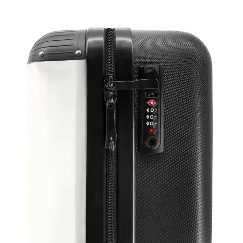 Sierlijke prinses in het wit NBS - Handbagage koffer - Volwassenen Unisex middel -slot