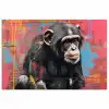Graffiti - Chimpansee - Dieren - Street art - Banksy poster papier klein -3d