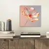 Glazen - Bloem - Roze aluminium wit klein -sfeer1