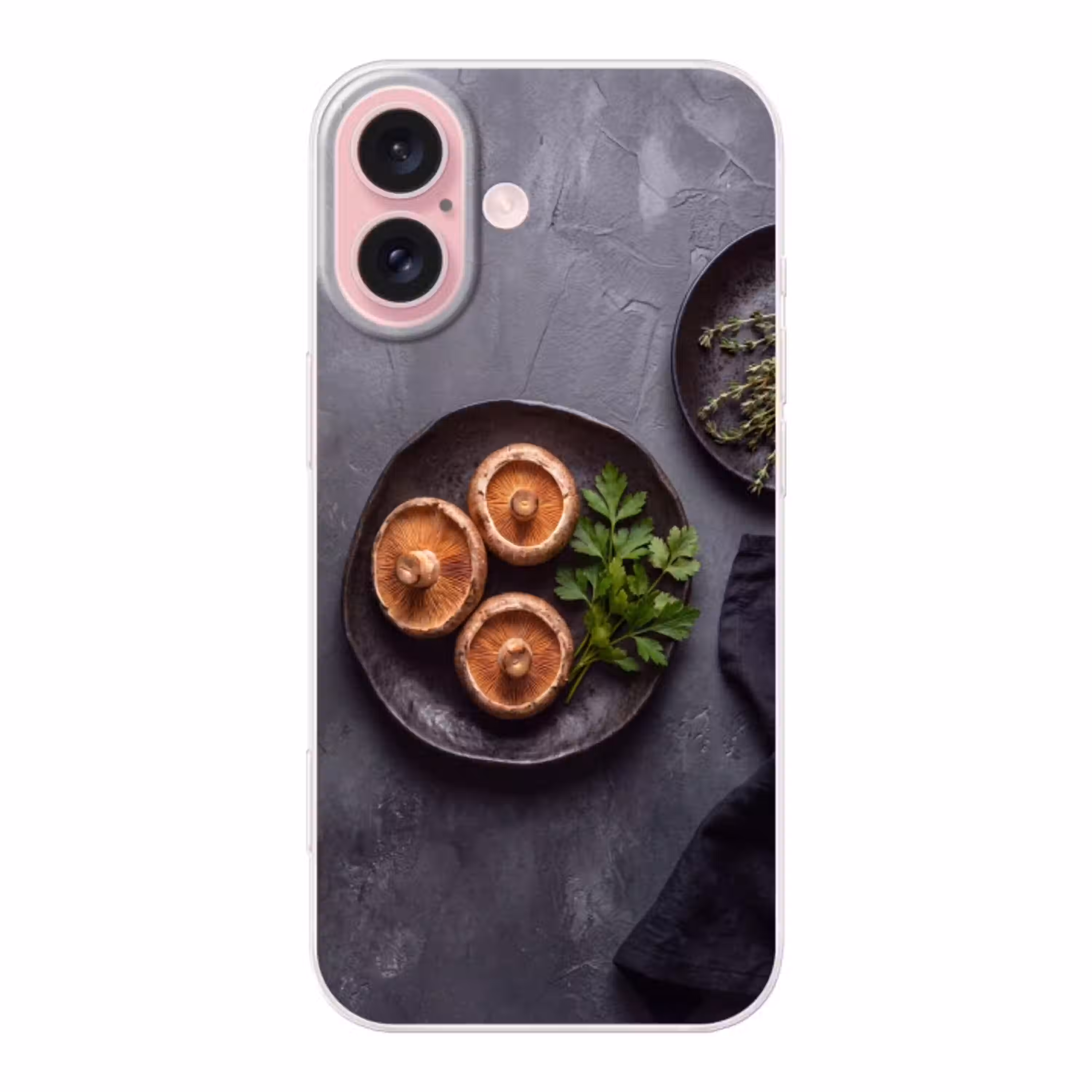 Paddestoelen - Kruiden - Eten Apple iPhone 16 klein -3d