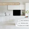 Zwart - Effen kleur keuken achterwand 2 middel 865 -sfeer4_ES