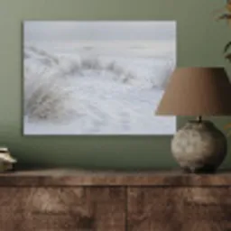 Duinen - Sneeuw - Strand - Winter - Serene PET vilt klein -sfeer2