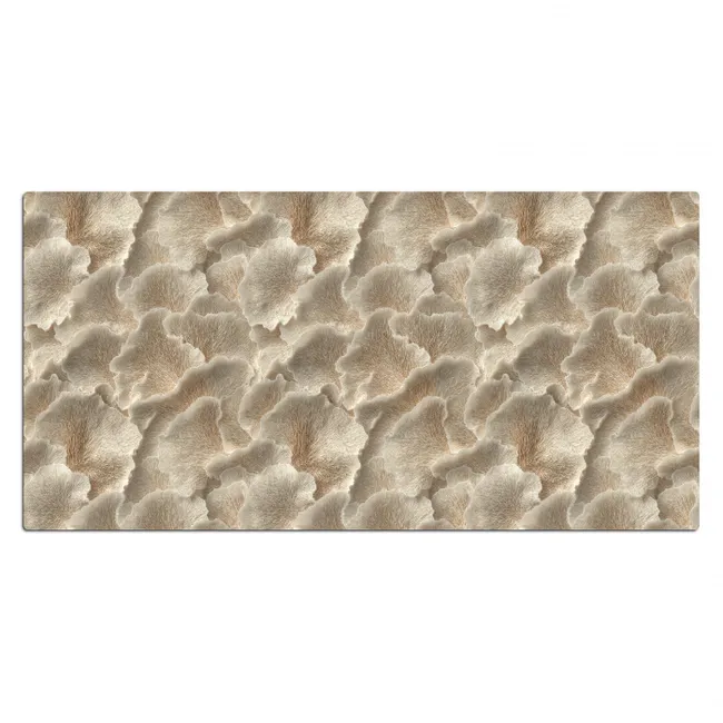 Bureau onderlegger - Waaierstructuren - Beige - Vezeltextuur