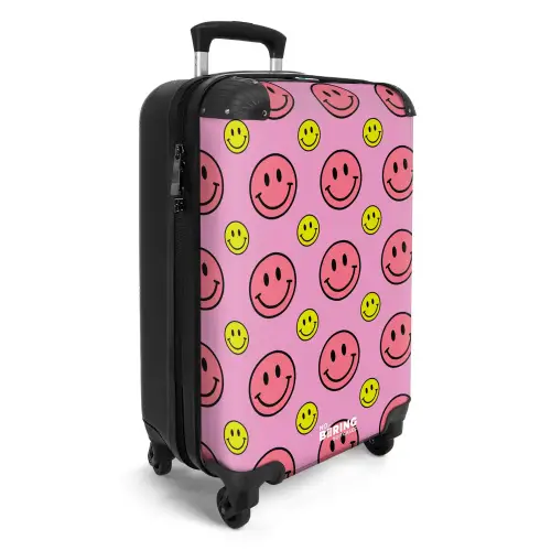 All smiles roze NBS - Handbagage koffer - Unisex middel -productfoto_3d