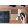 Raster - Halve cirkels - Contrast muismat rubber klein -toetsenbord
