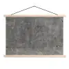 Beton - Muur - Cement textielposter latten blank klein -3d