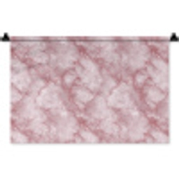 Roze - Kwartsmarmer - Aders Wandkleed katoen klein 269 -zz3d