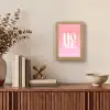 Home - Letters - Groot - Roze Light Box met kabel (Wandlamp) klein -sfeer2