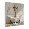 Giraf - Badkuip - Vintage - Dieren plexiglas 5mm klein -z3d