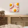 Eieren - Bloem - Roze aluminium wit klein -sfeer3