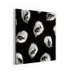 Oesters - Zwart - Vissen - Goud aluminium wit klein -3d