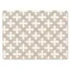 Patroon - Symmetrisch - Beige muismat rubber klein 262 -3d