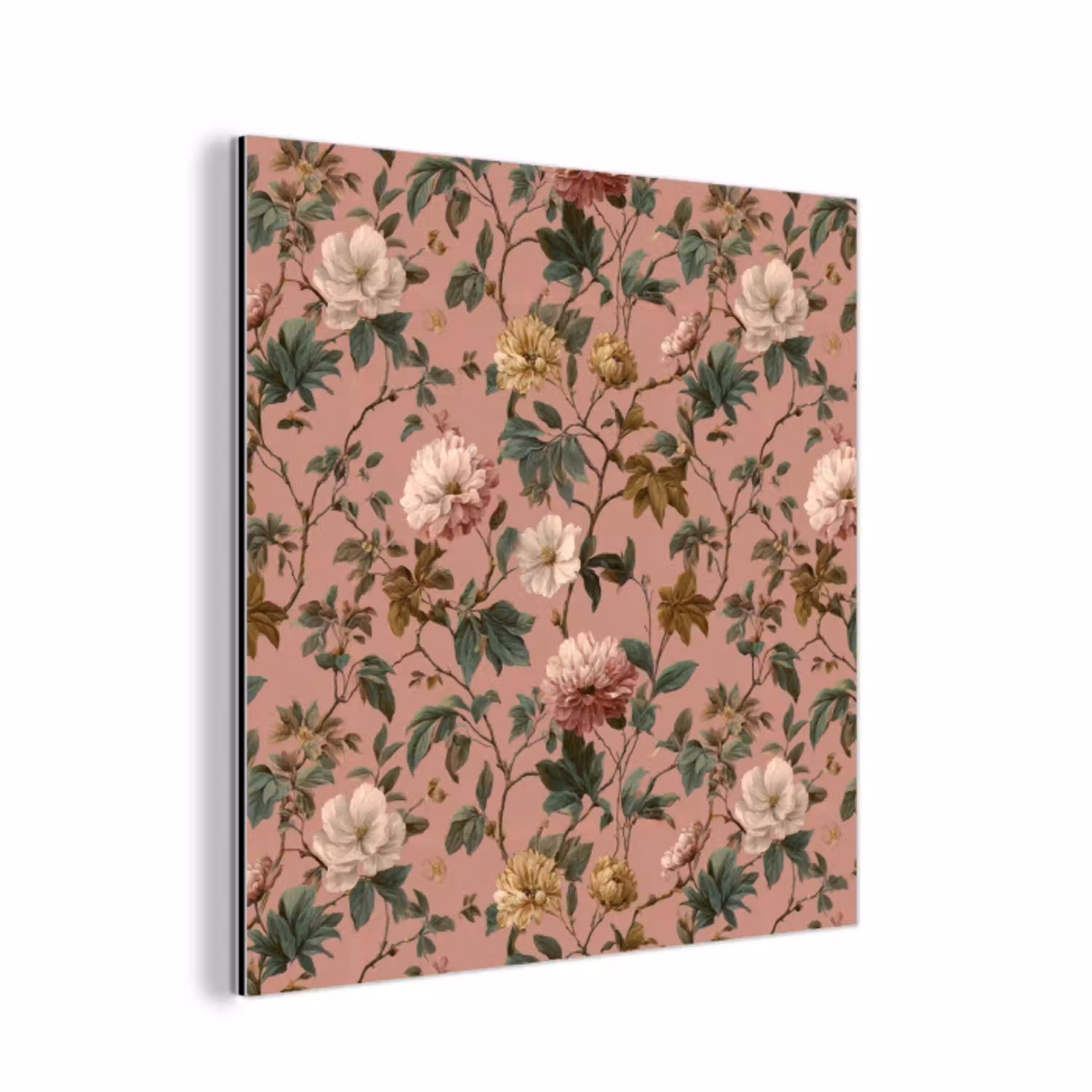Bloemen - Klassiek - Roze aluminium wit klein 46 -3d