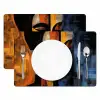 Abstract - Portret - Kleurvakken Placemat vinyl groot -zzsfeer2_Kitchenyeah-website