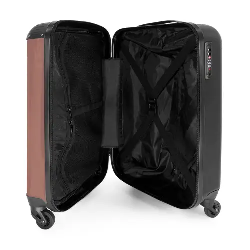 Nude - Rozeklei NBS - Handbagage koffer - Kinderen Unisex middel -binnenkant