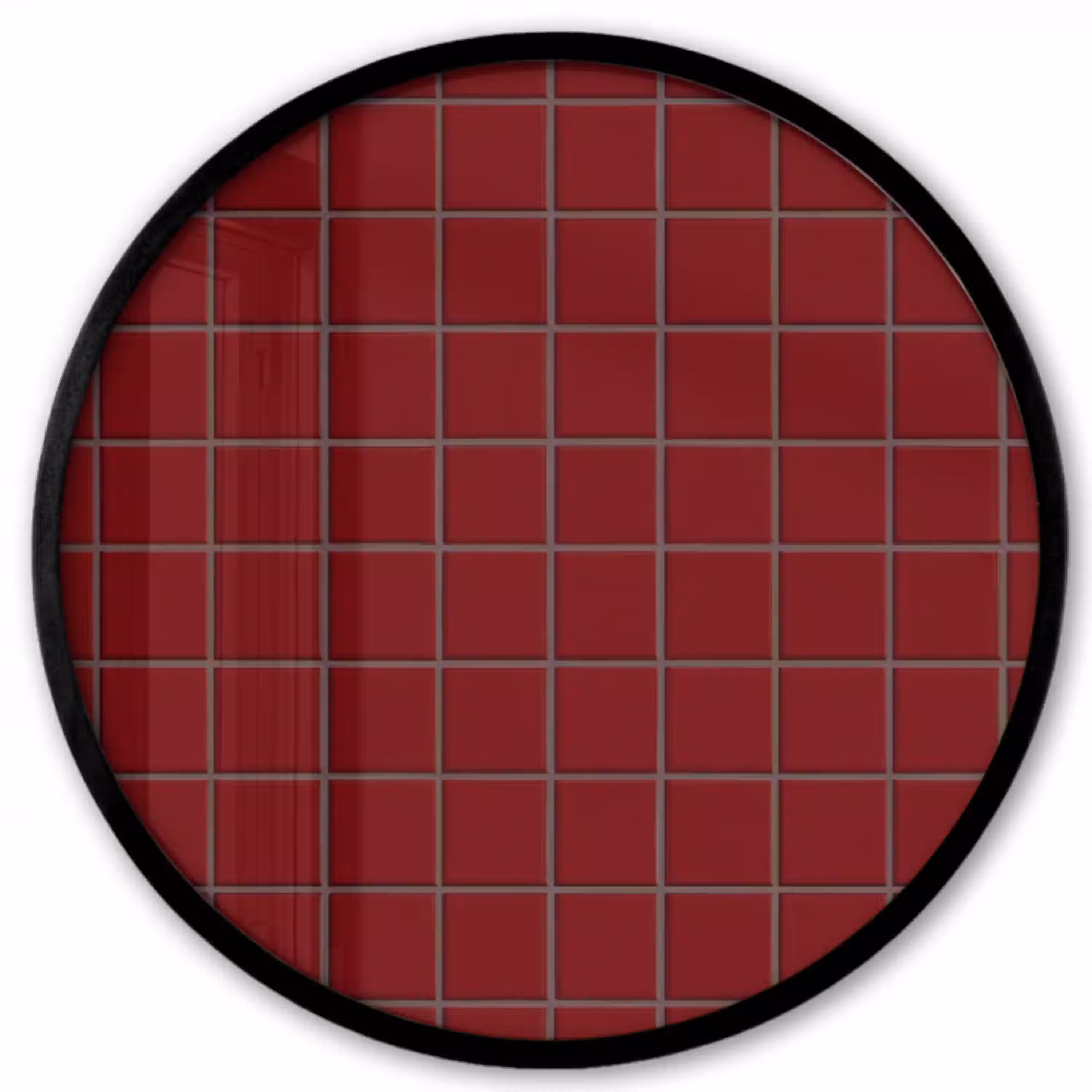 Patroon - Tegels - Burgundy Fotolijst rond zonder passe partout klein 856 -3d