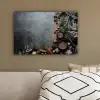 Winter - Kruiden - Sneeuw - Chocolade canvas 2cm klein -sfeer3